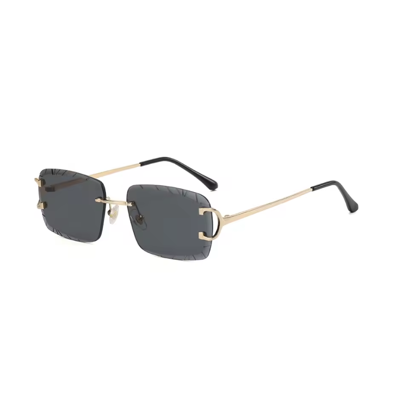 Lunettes sans monture coloris gold-brown