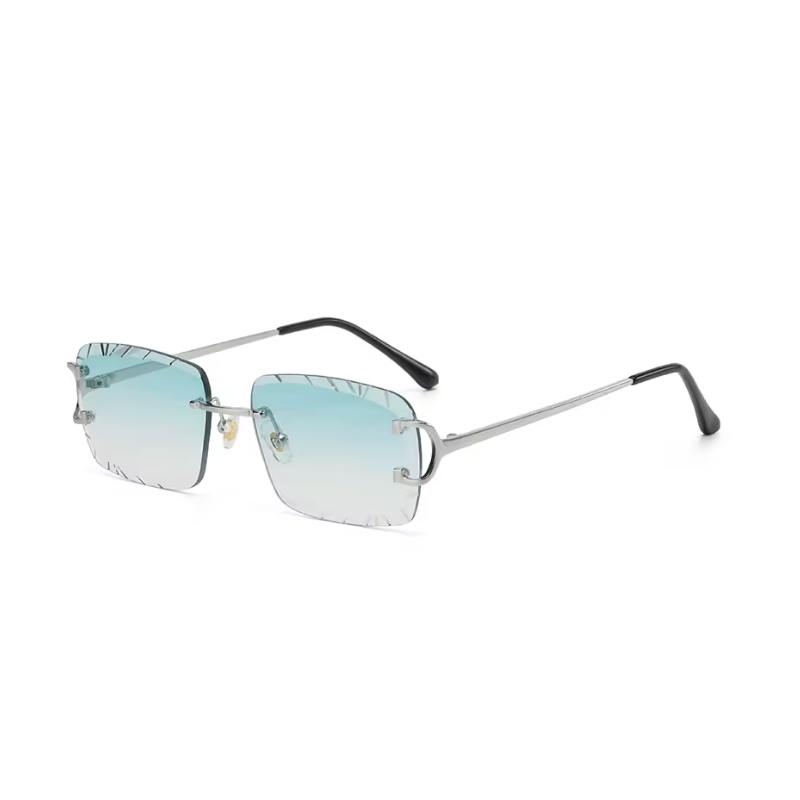 Lunettes sans monture coloris gold-purple-pink